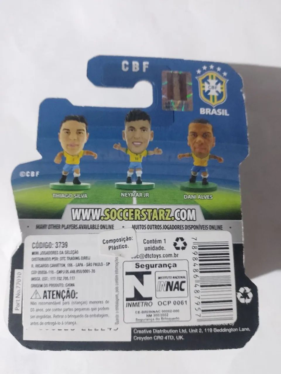 MINI-CRAQUE DAVID LUIZ - SOCCERSTARZ  - Foto 2
