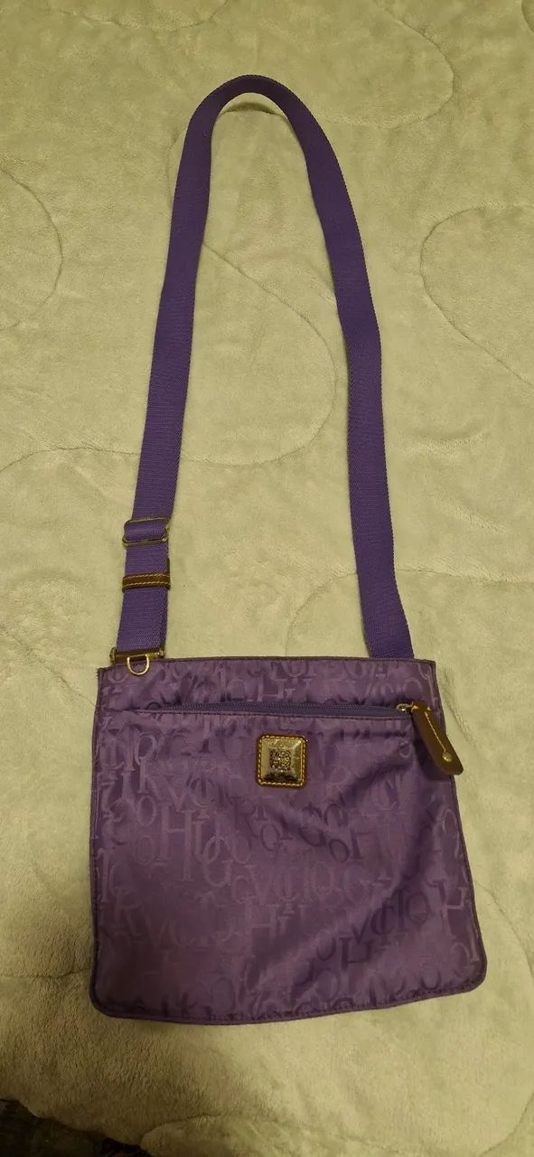Bolsa Victor Hugo Transversal Roxa