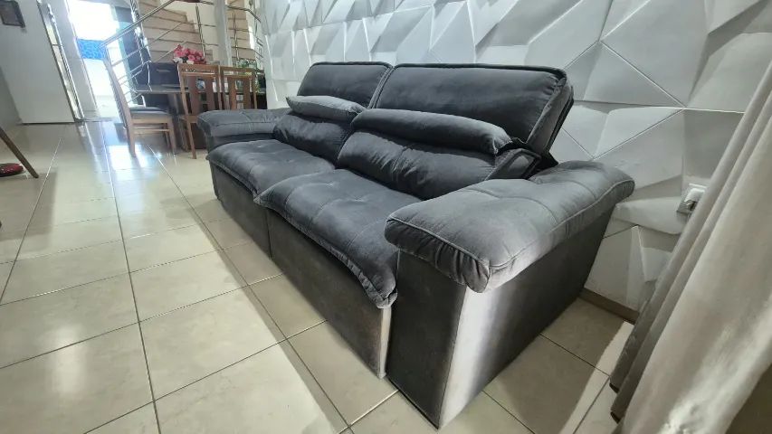 Sofá Retratil super macio e novo - Foto 4