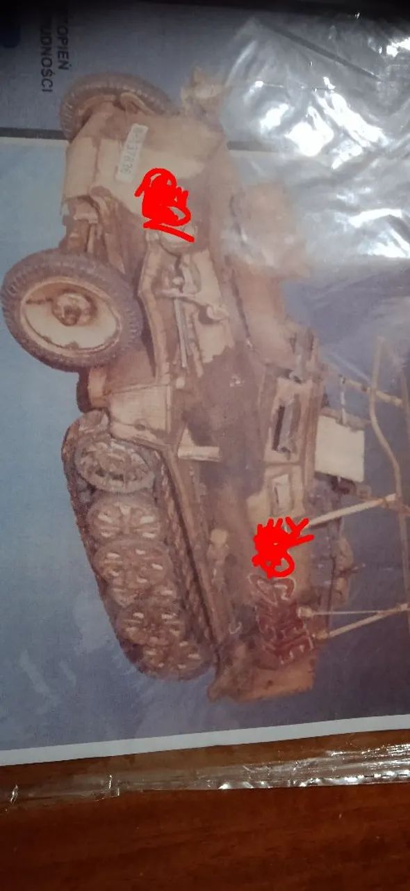 Modelo de papel carro militar alemão greif  - Foto 2