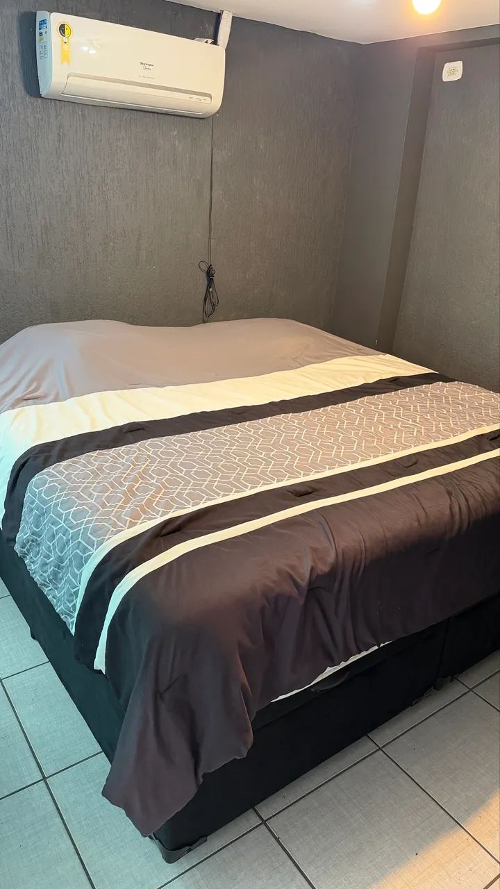 Colchão Simmons fibra de Bambu King com box original  - Foto 4