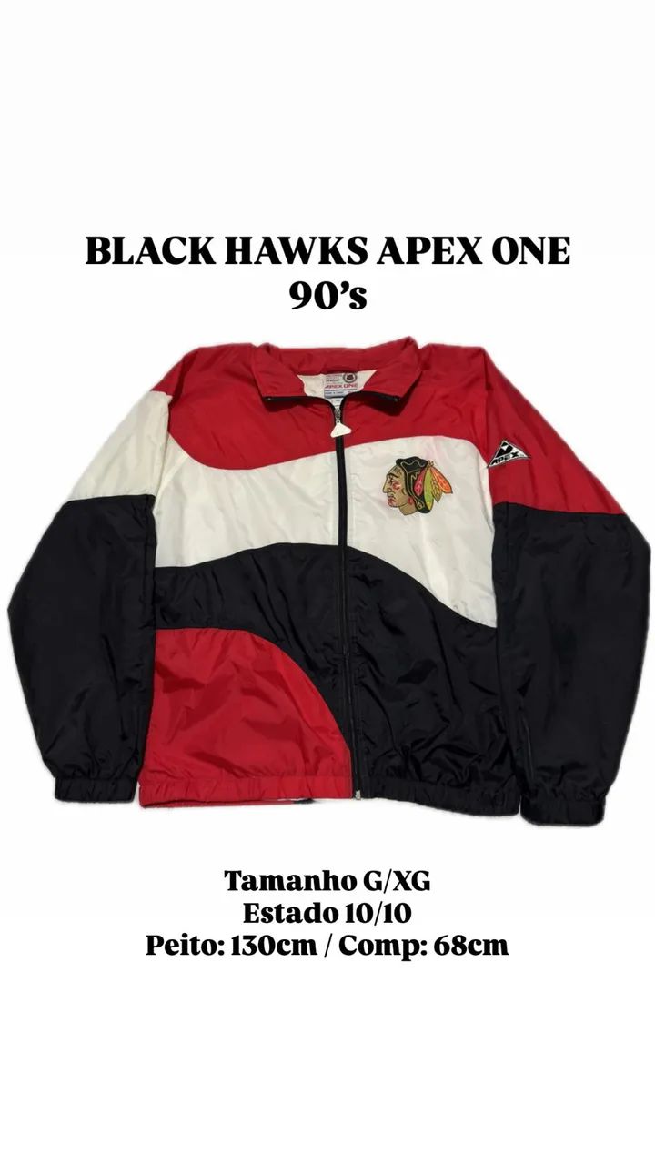 Jaqueta apex one black hawks 90