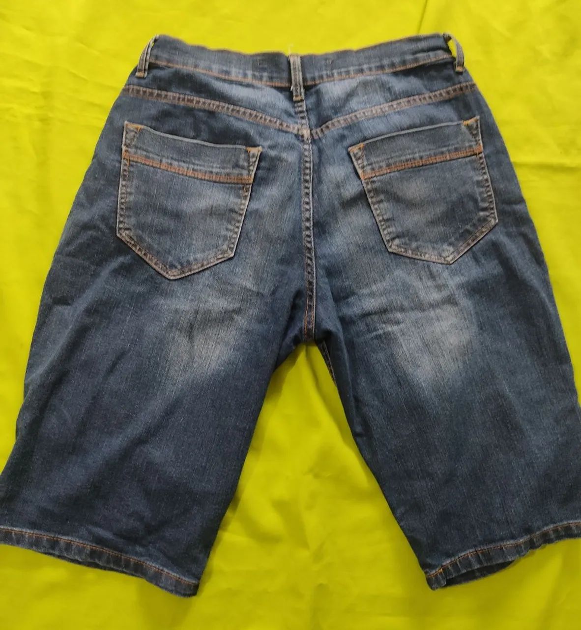 Bermuda masculina jeans 38 - Foto 4