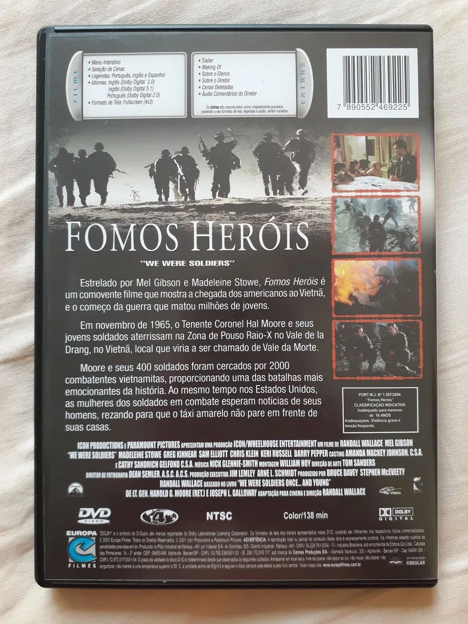 DVD Fomos Heróis  - Foto 2