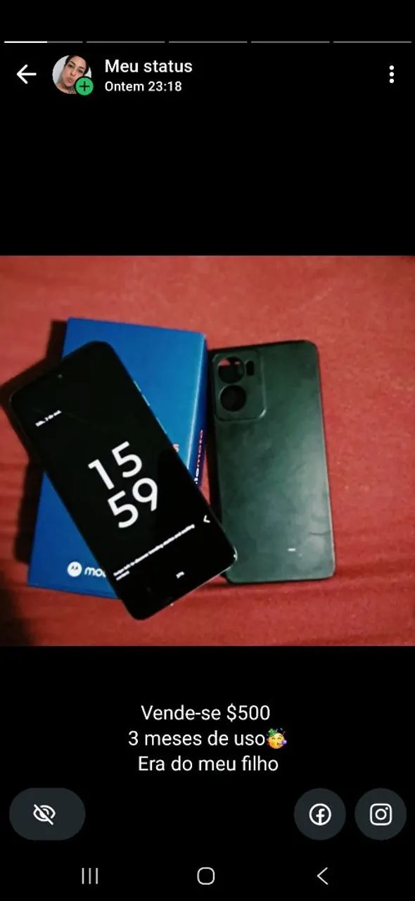 Vendo celular  moto G05