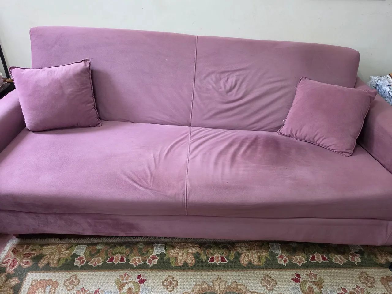 Sofa-cama bordô 1,80 (3 lugares) - Foto 2