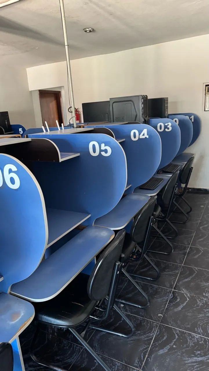 Mesa de computador, bancada de trabalho, escritório - Foto 4