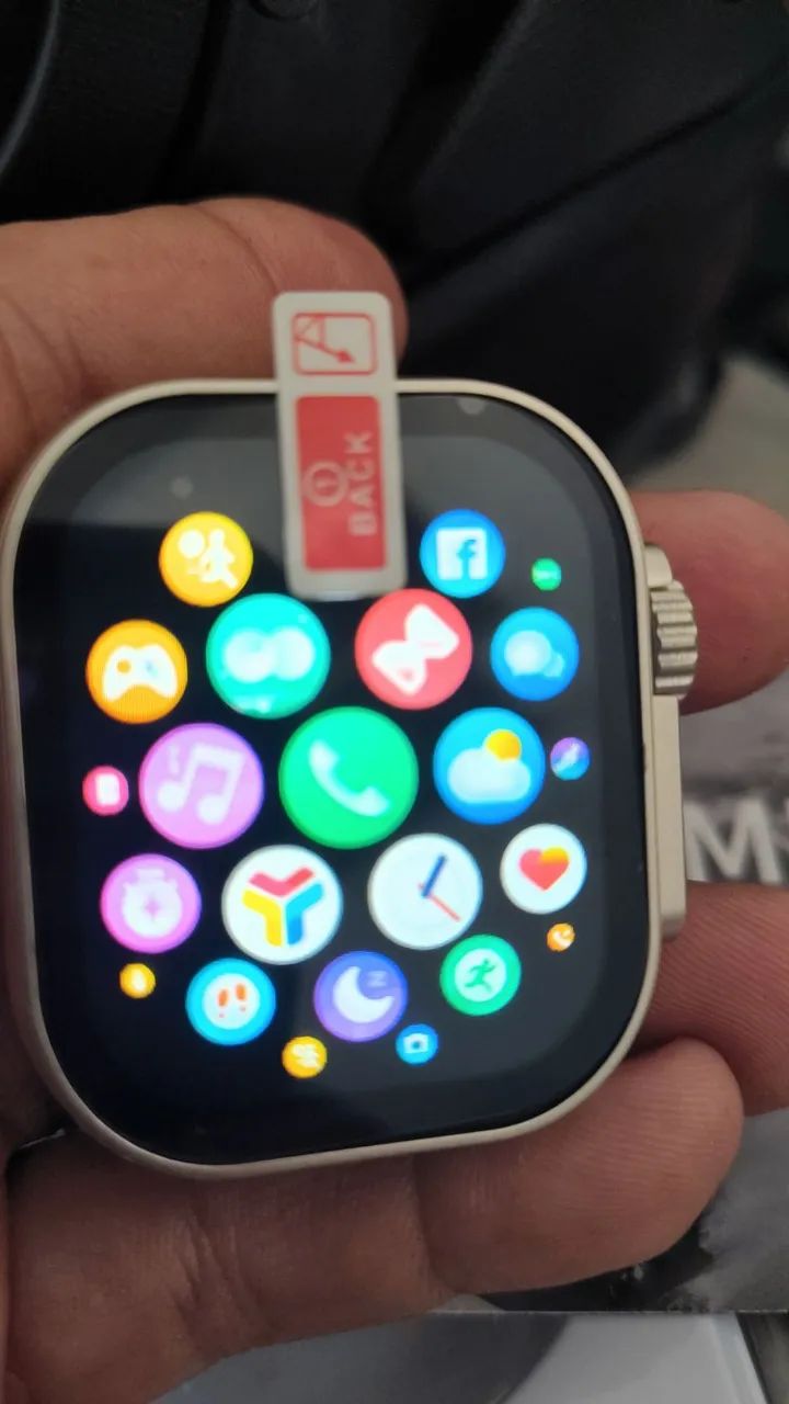Relógio celular pega chip tem câmera zero na caixa 