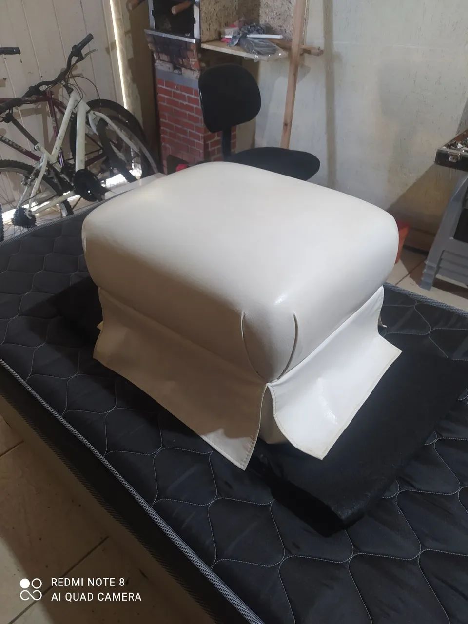 PUFF BRANCO (55X55) - Foto 4