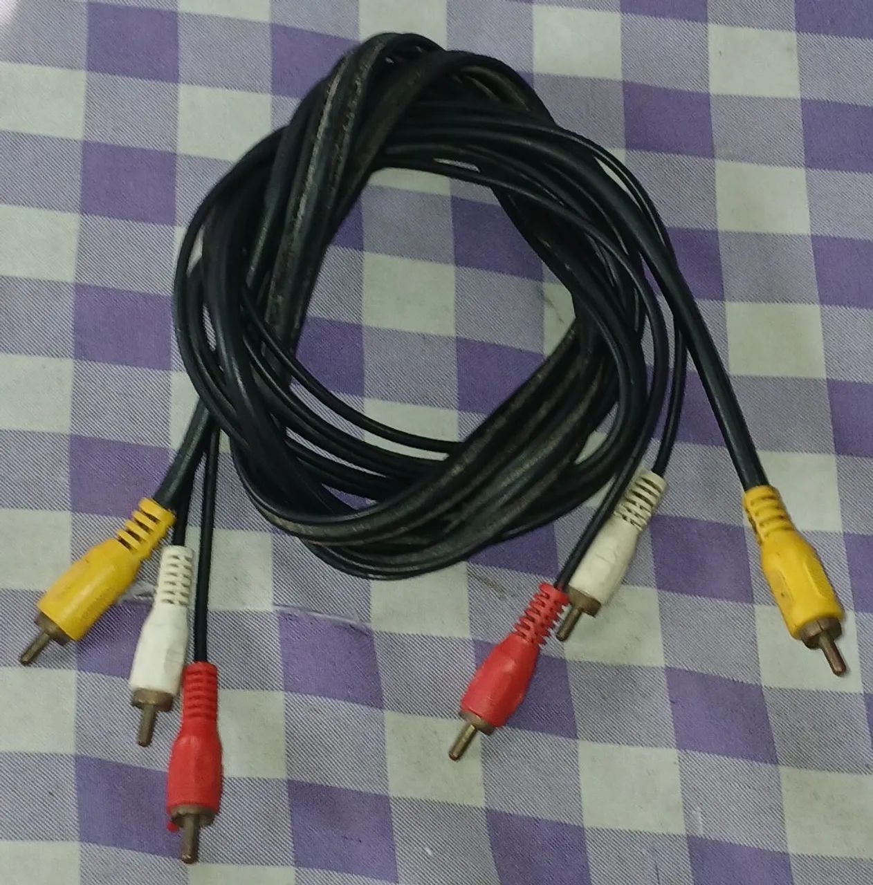 Cabo Audio e Vídeo RCA AV 3x3 - 2 Metros<br> - Foto 3