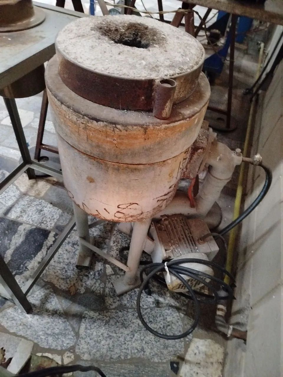 Forja a Gás para Fundição de Jóias com Ventilação 