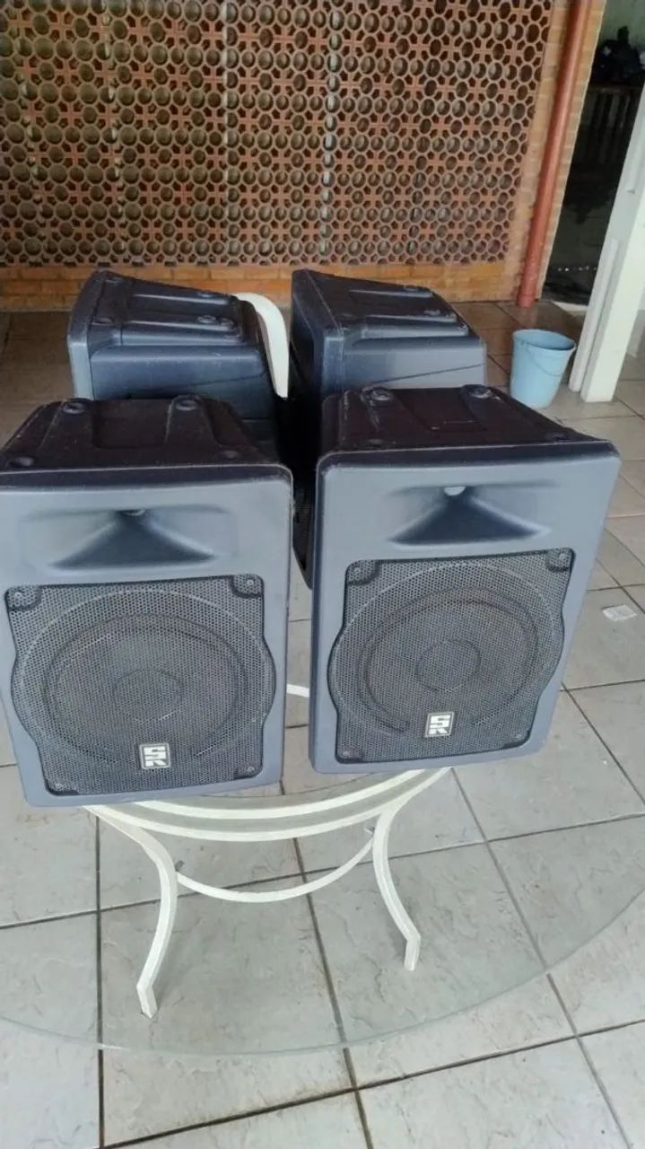 2 Par de Caixas Ps100 Ativa 