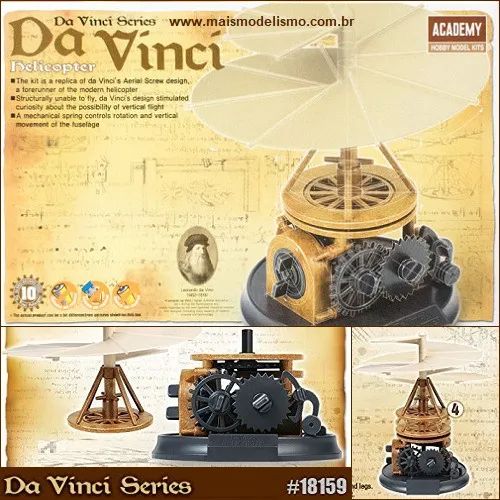 ACADEMY MODELO DA VINCI SERIES HELICOPTER - Foto 3