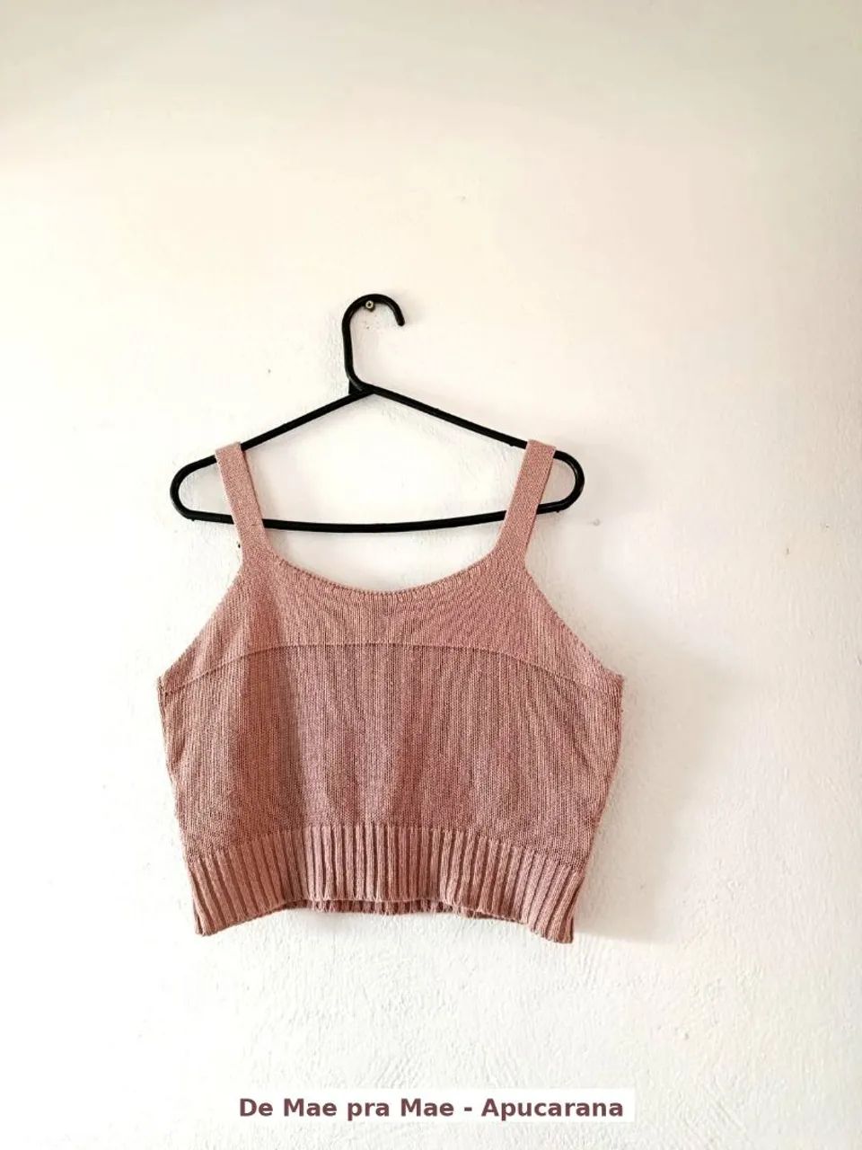 Croped de lã rosa  - Foto 2
