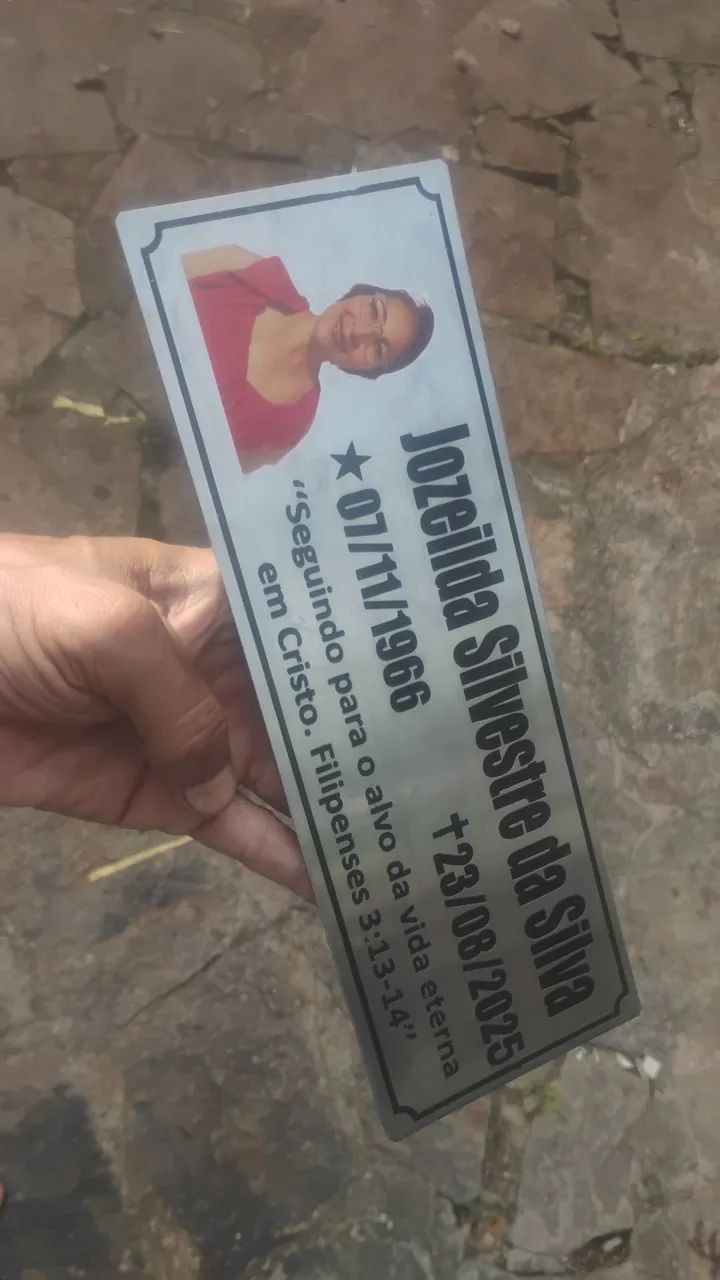Placa para Túmulo 