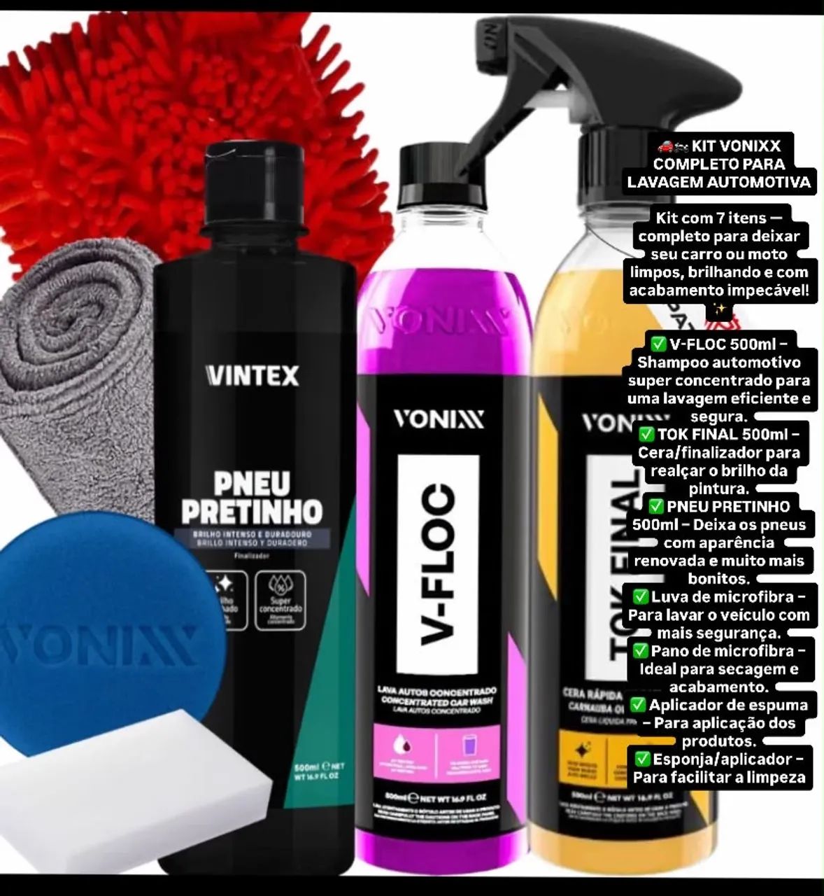 KIT VONIXX COMPLETO PARA LAVAGEM AUTOMOTIVA - Foto 3