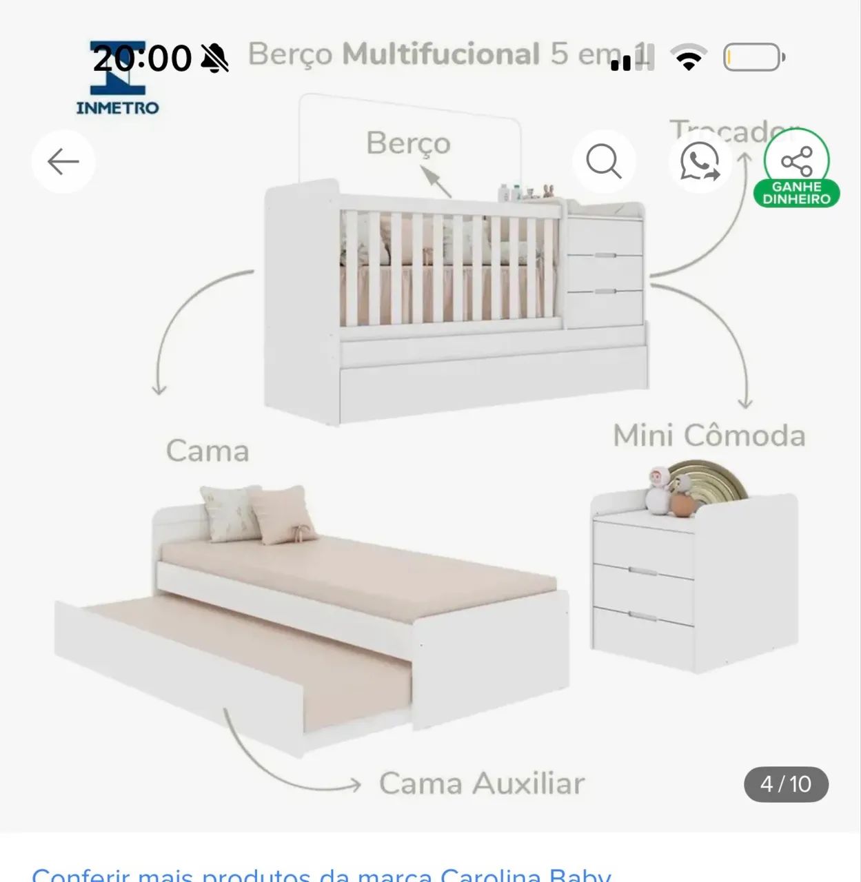 Berço multifuncional  - Foto 2