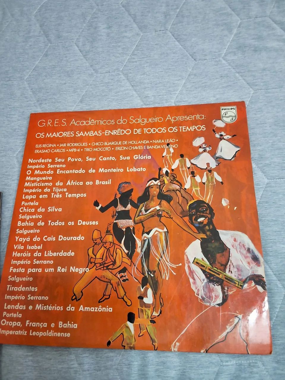 LP SAMBA ENREDO CARNAVAL 1974 E ACADEMICOS DO SALGUEIRO - Foto 3