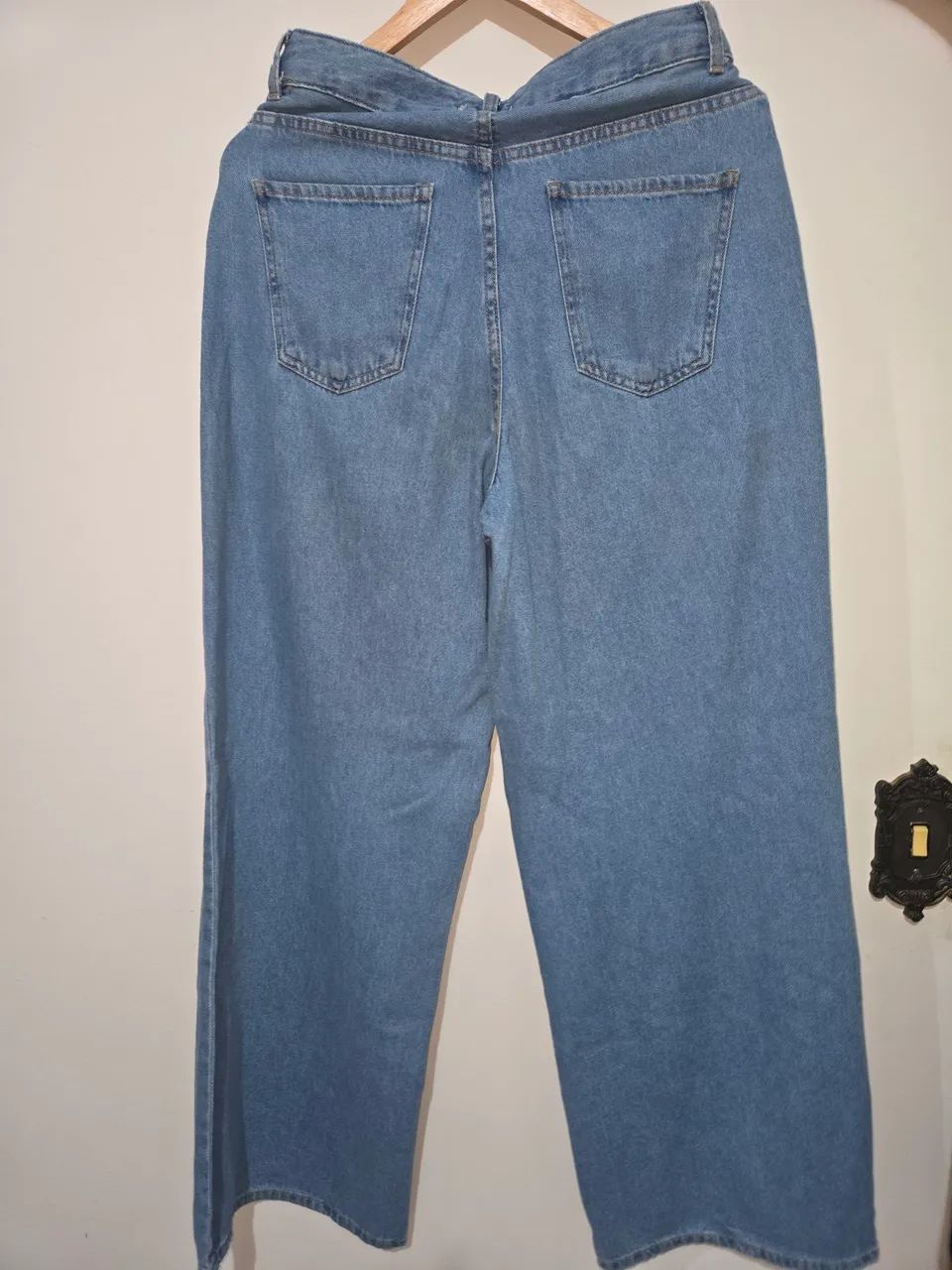 Calça Jeans Wide Leg - Foto 4