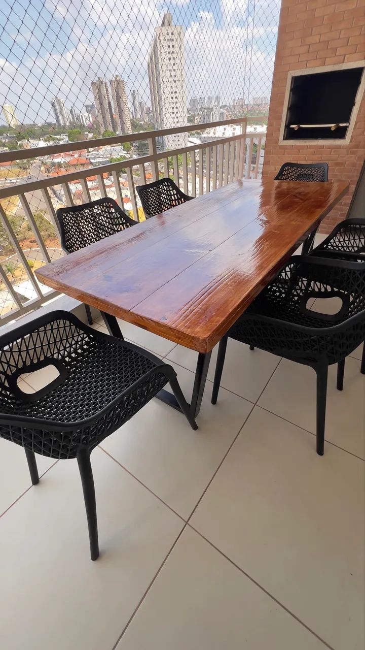 Mesa estilo industrial de jantar em Pinus - Foto 3