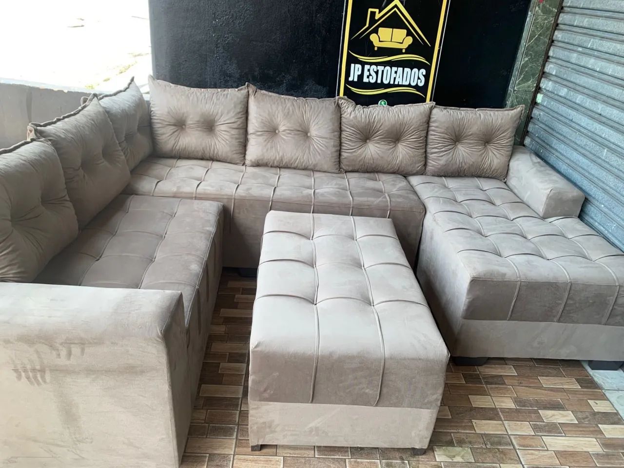 Sofá lindo e grande para sua sala  - Foto 2