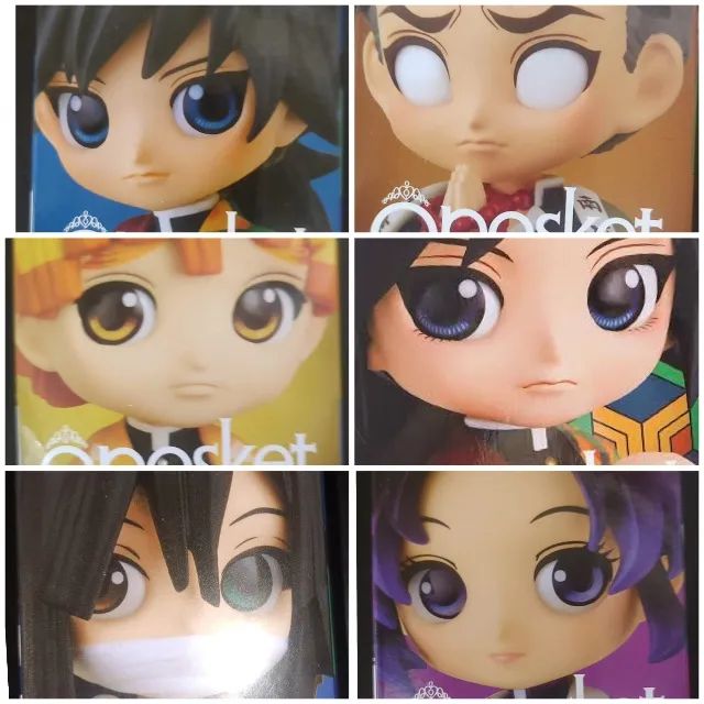 Qposket Demon slayer (novo) figure miniatura