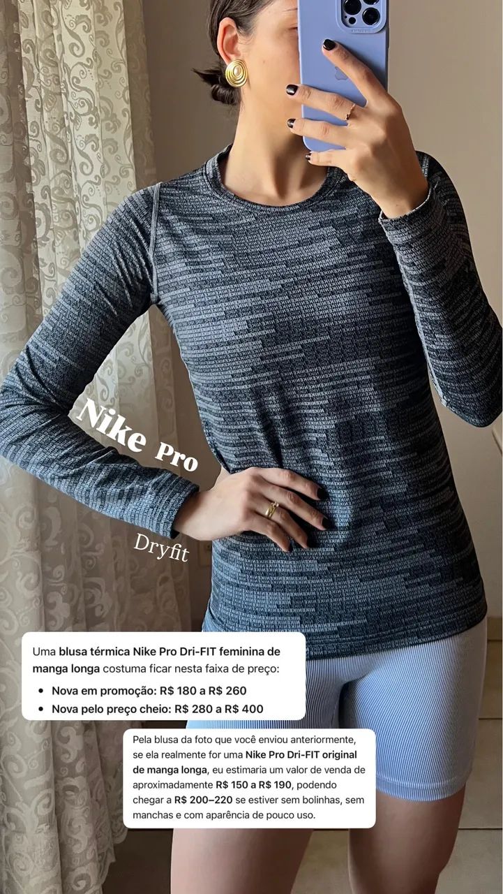 Blusa térmica Nike pro - Foto 2