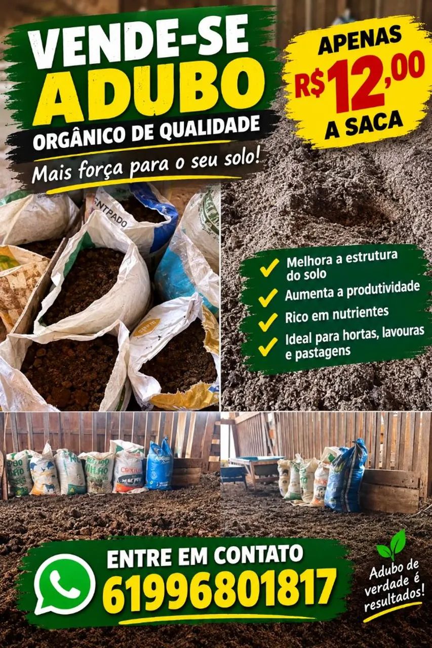 Vende-se Esterco de Gado 