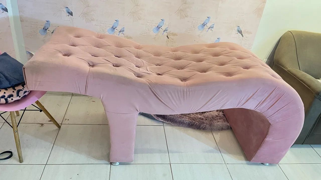 Maca de estética rosa 