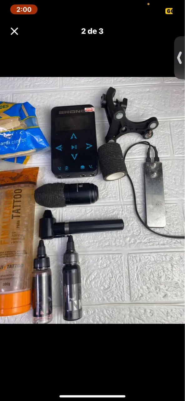 Kit pra tatuagem comoleto