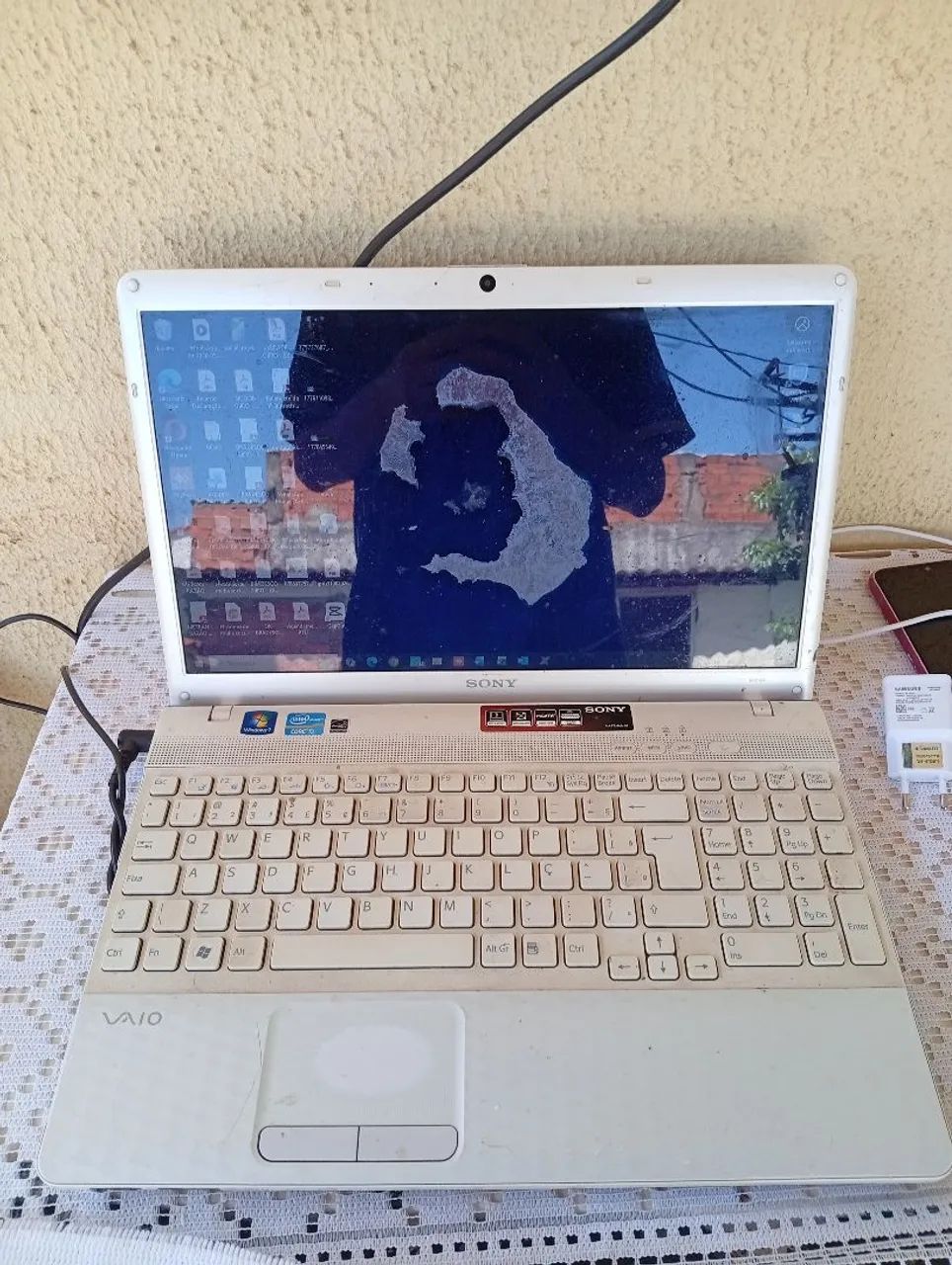 Notebook Sony Branco 