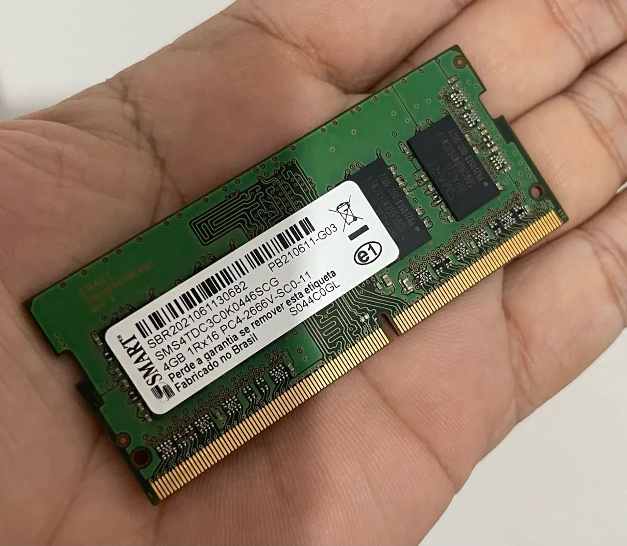 Memória ram 4gb DDR4 notebook