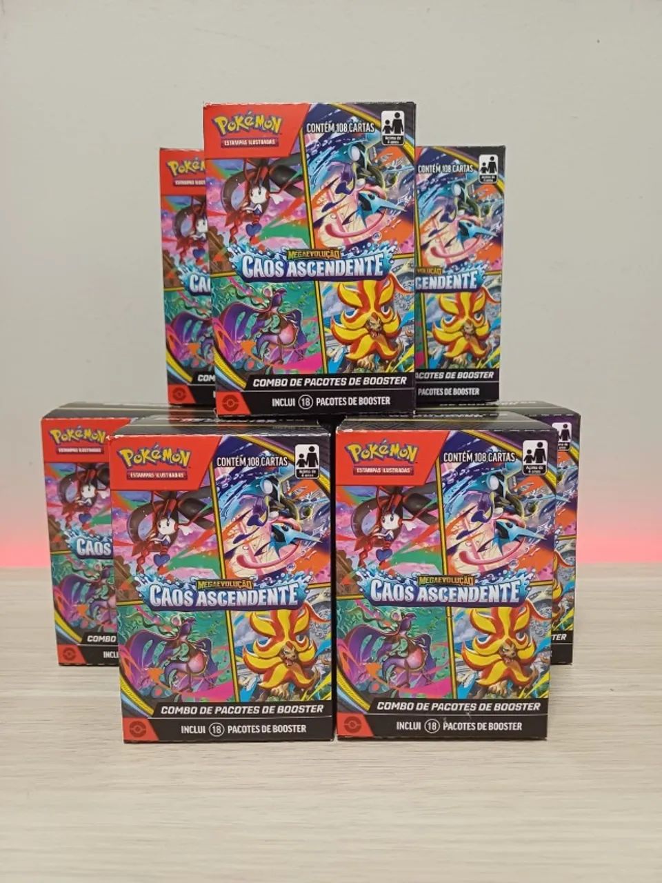 Combo de Booster Pokémon ME04 Caos Ascendente