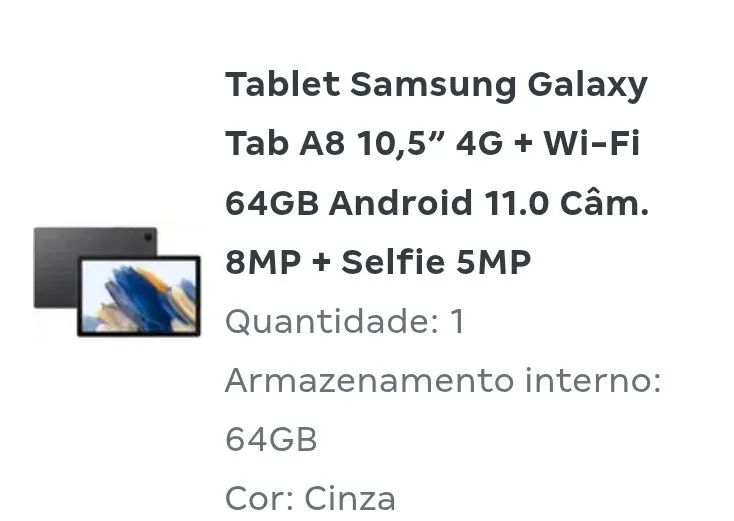 TABLET SAMSUNG A8 10,5" - Foto 5