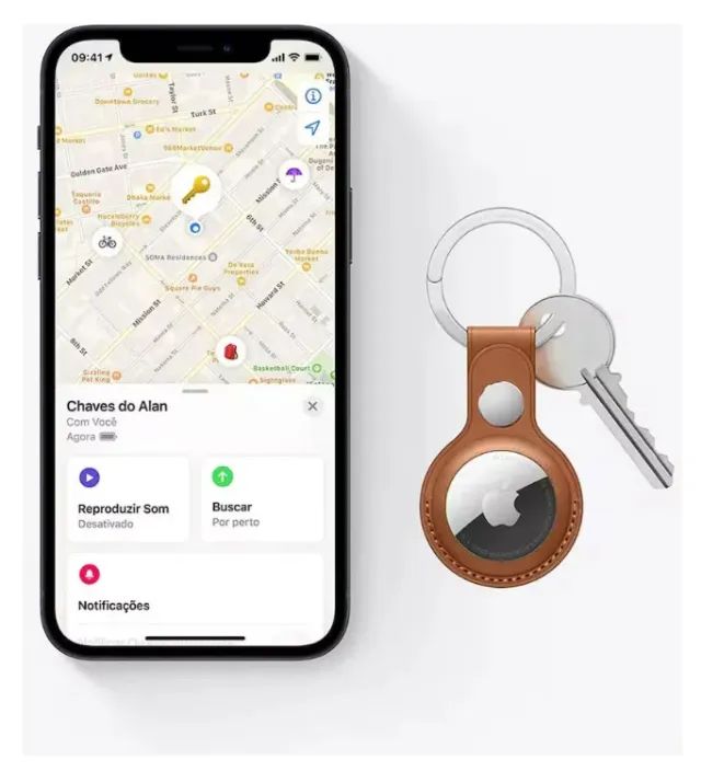 Rastreador Airtag Apple Com 1 Unidade Bluetooth - Foto 5