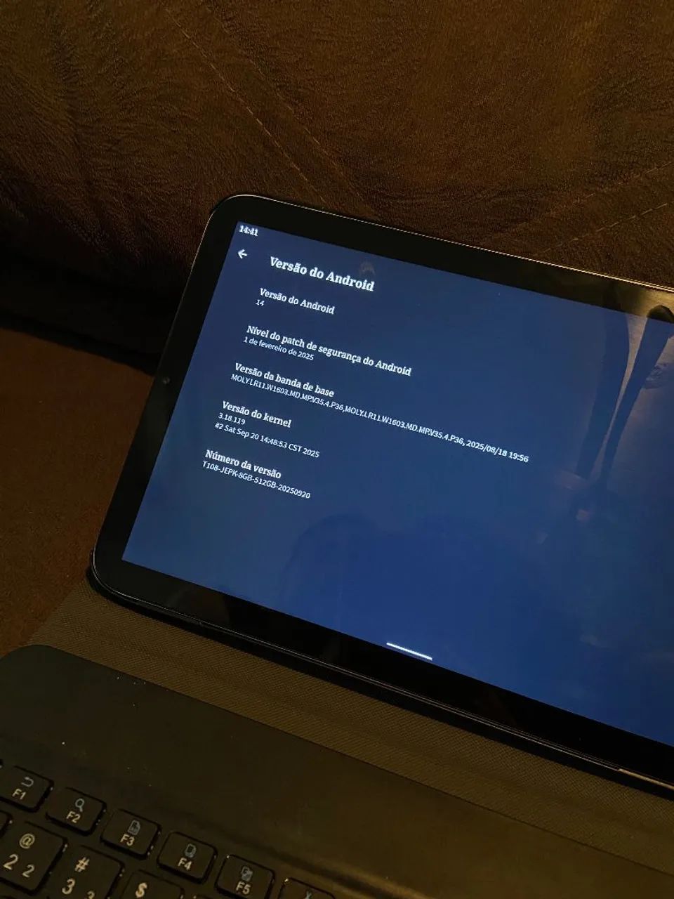 Tablet Android 14, 8 Ram e 512GB com Teclado e Capa - Foto 5