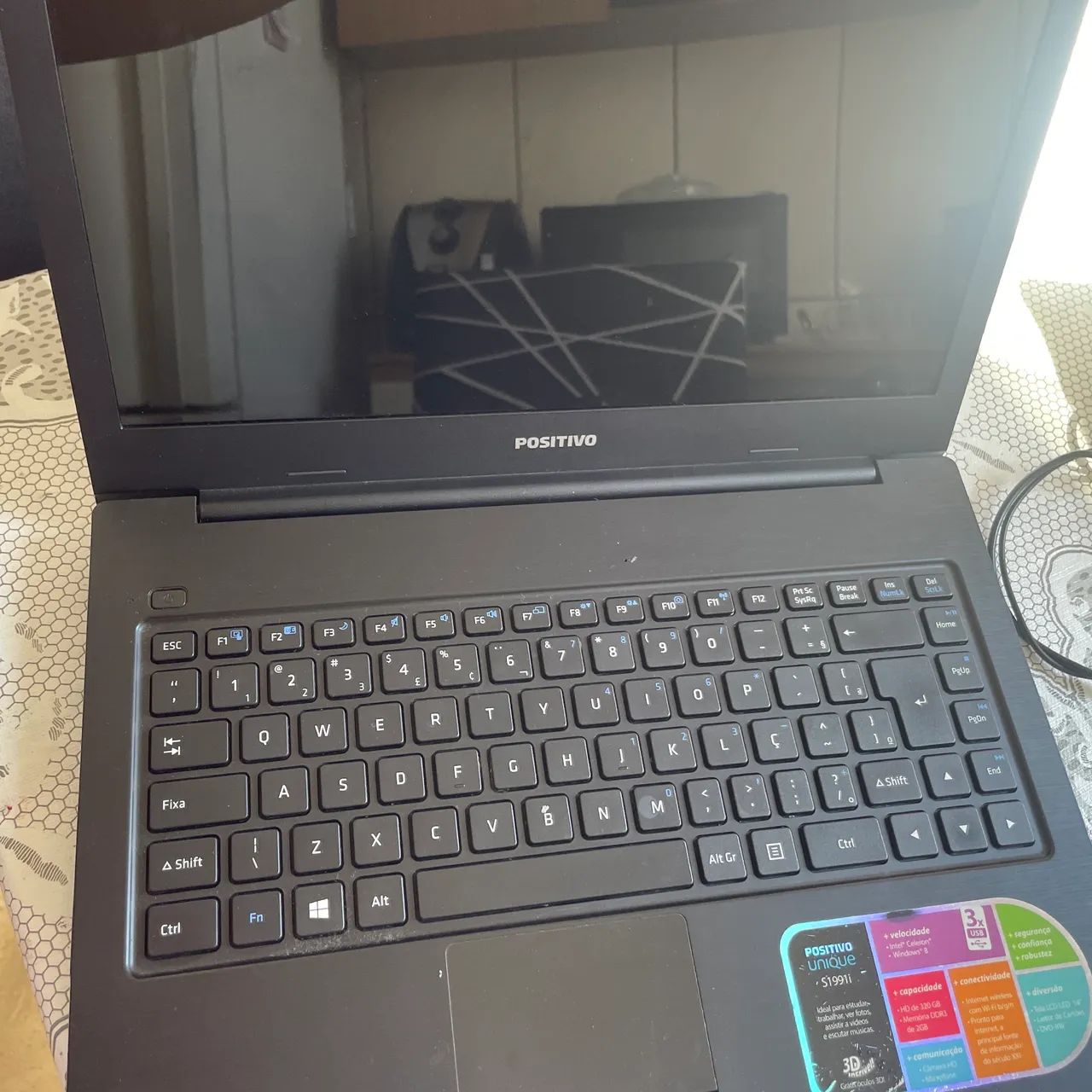 Notebook com defeito 