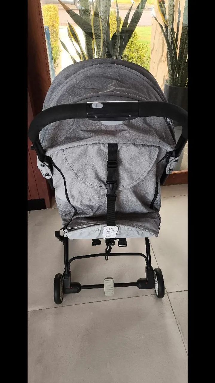Carrinho de Bebê ZAP Burigotto Cinza - Foto 4