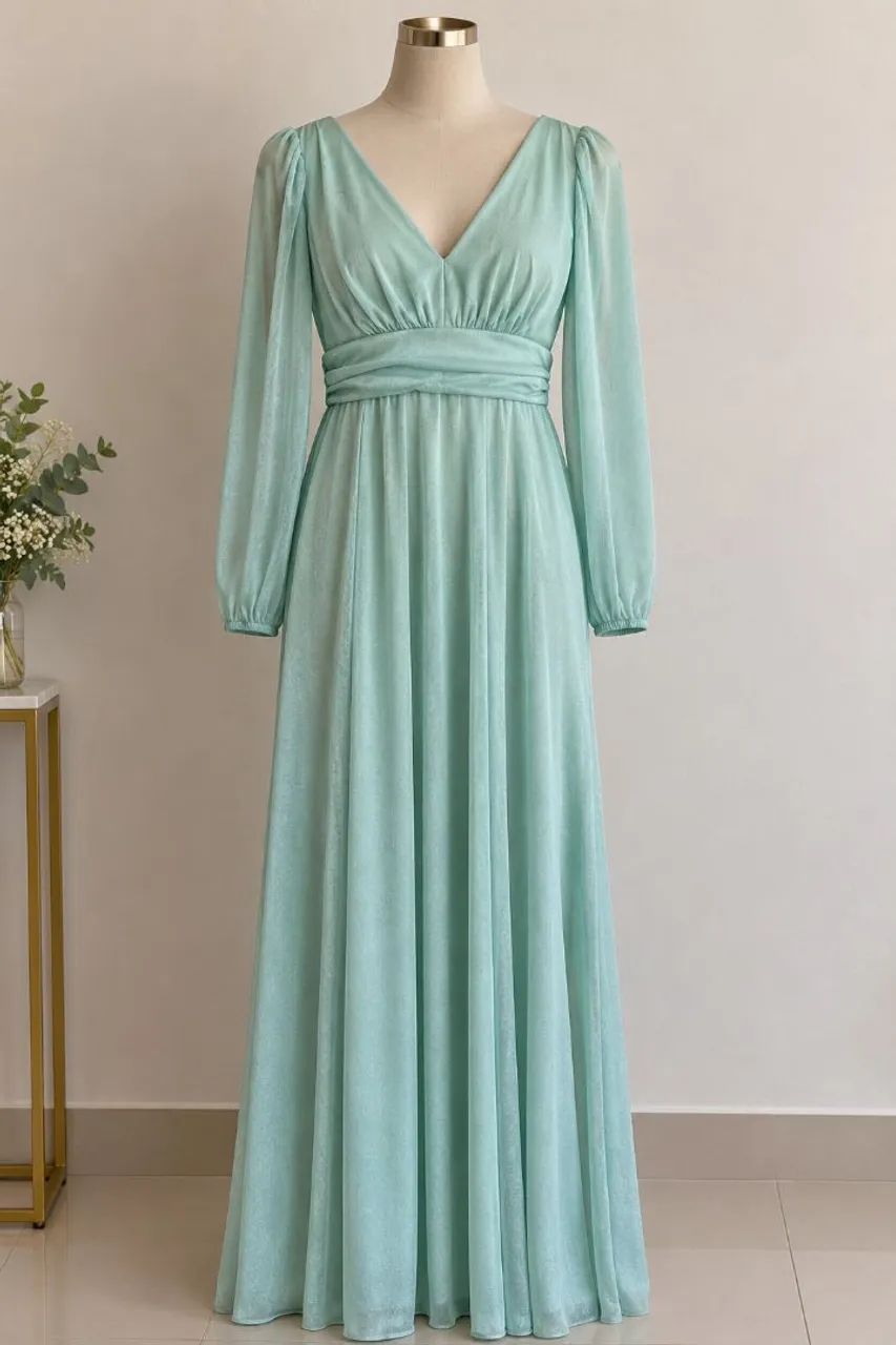 O VESTIDO QUE ENTREGA ELEGÂNCIA SEM ESFORÇO!