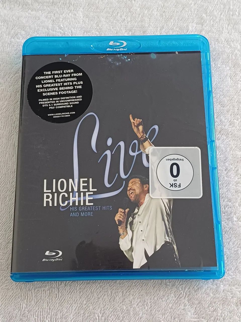 Blu-ray original e importado do Lionel Richie