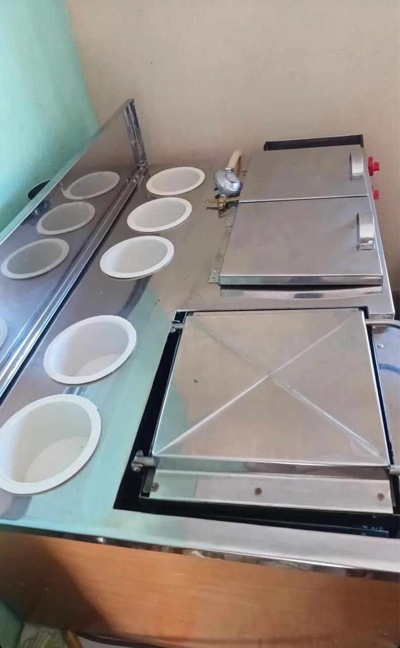 Equipamento pra lanches e hot-dog