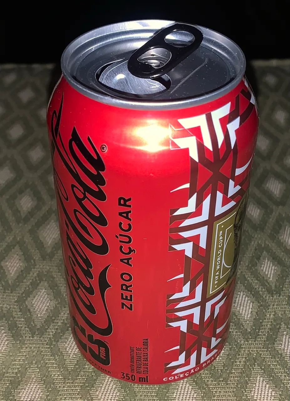 Lata Copa 2026 Taça Coca Cola Zero Vazia Higienizada ótimo estado   - Foto 2