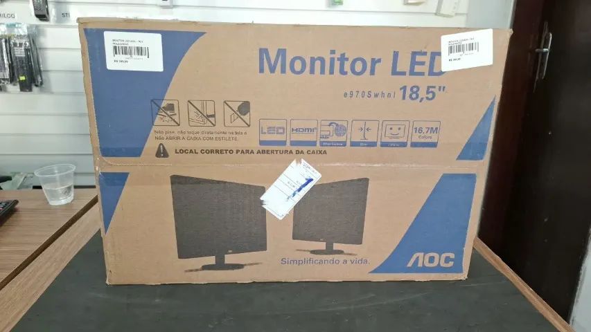 Monitor aoc 18,5" - novo / na caixa 