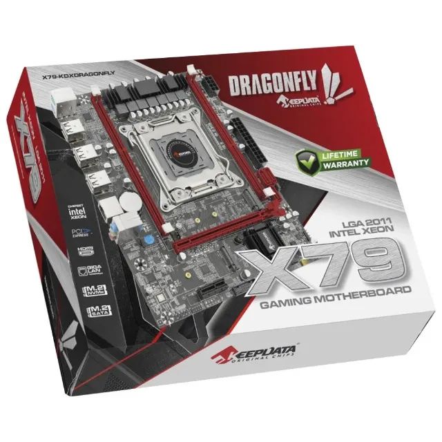 PLACA MAE LGA 2011 KEEPDATA X79-KDXDRAGONFLY M.2/VGA/HDMI/DDR3 - Foto 2