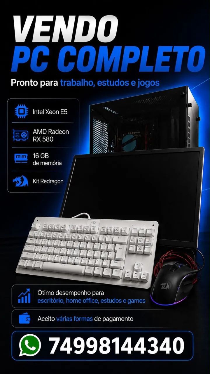 Pc gamer completo - Foto 3