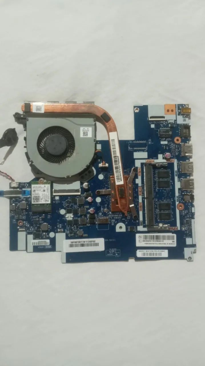 Placa mãe e processador core i3 de 7º geração notebook Lenovo ideapad 330  - Foto 2