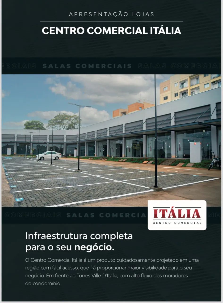 SALAS COMERCIAS, TÉRREA E MEZANINO, 100 m2 e 140  m2,  AV. D TRABALHADORES, C. COMERCIAL I - Foto 2
