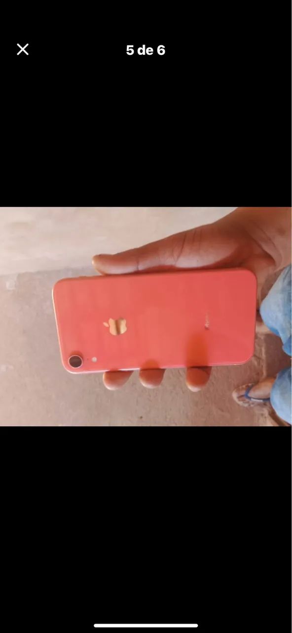Iphone XR coral todo original