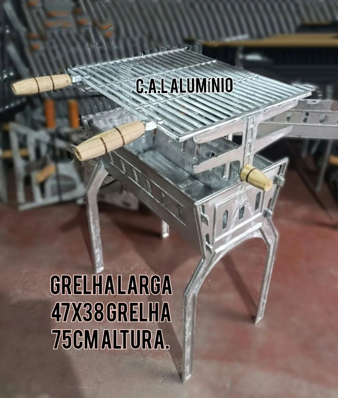 Churrasqueira de aluminio  - Foto 5
