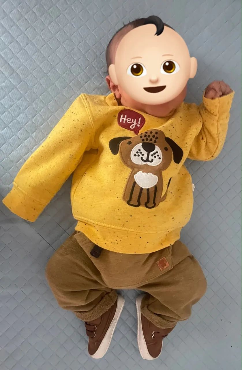 Conjunto de moletom infantil - Teddy Boom - Foto 2